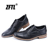 ZFTL Genuine Leather Oxford Shoes