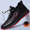 Fashion leather Shoes Men Casual Shoes winter Plus velvet to keep warm