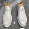 Oxford Shoes Fashion Brogue Men Leather Formal Dress Shoes